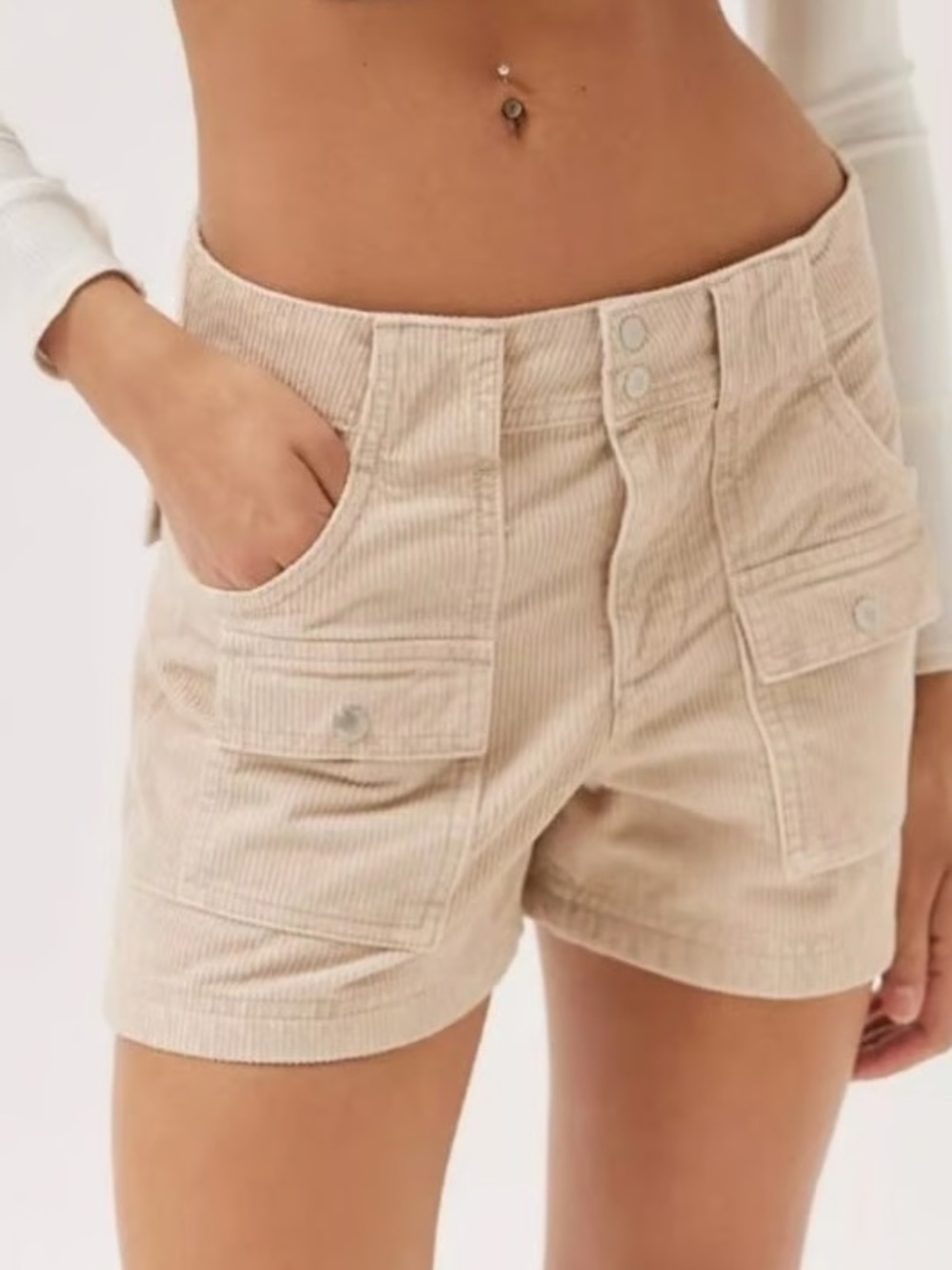 🤎 BDG Urban Outfitters Corduroy Cargo Shorts 🤎